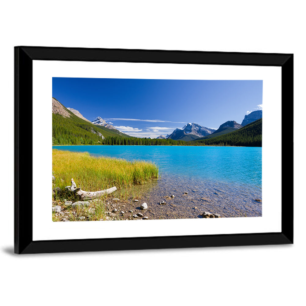 Jasper Lake with Driftwood Wall Art