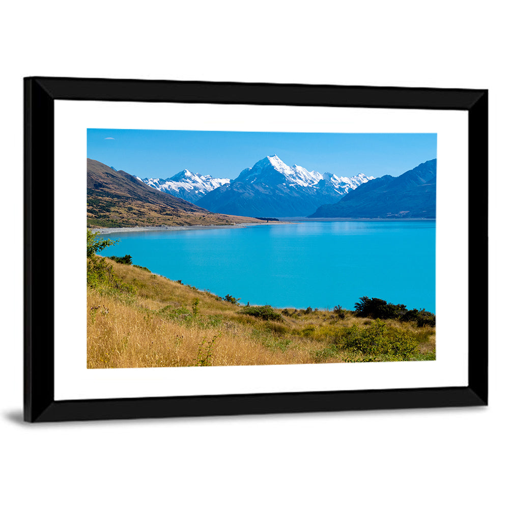 Lake Pukaki with Aoraki Mount Cook Wall Art