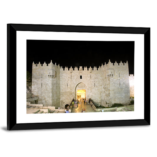 Damascus Gate at Night Wall Art