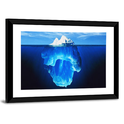 Split-level Melting Iceberg Wall Art