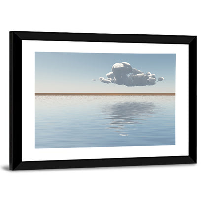 Single Cloud Reflection Wall Art