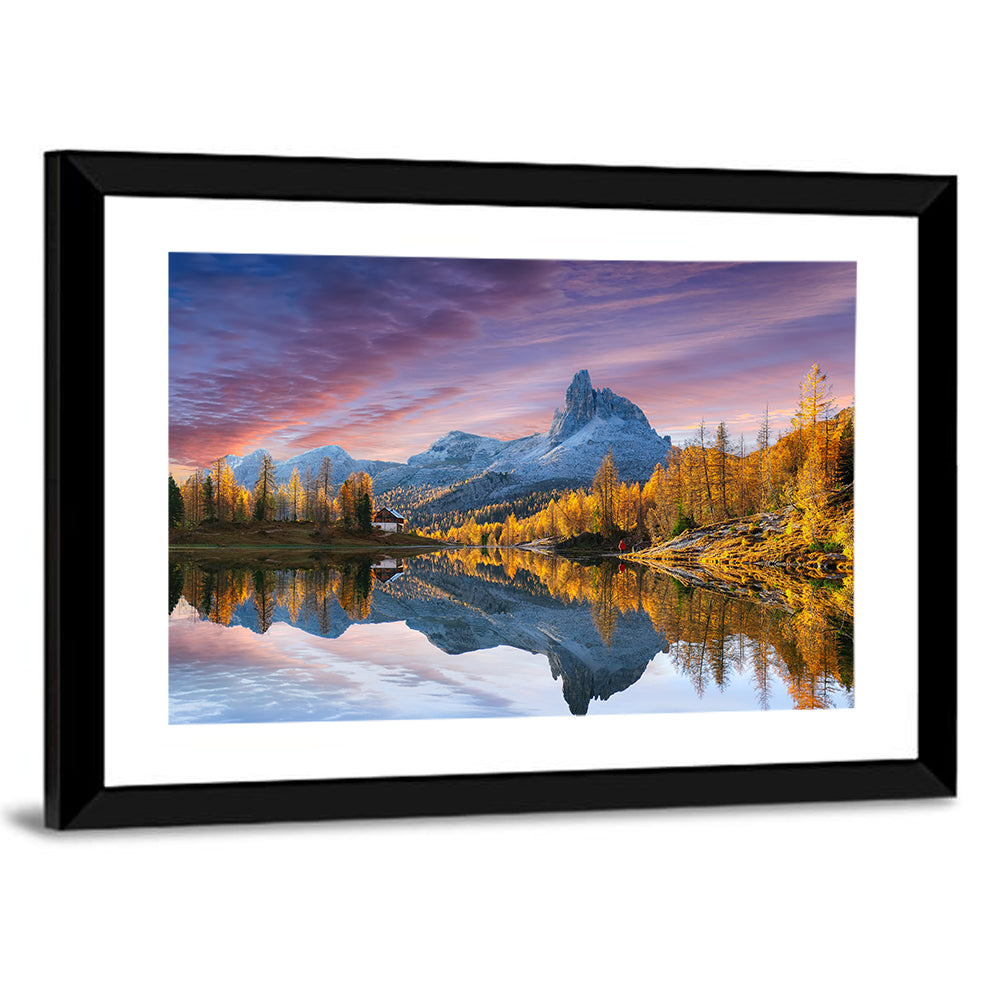 Lago Di Federa, Dolomites Sunset Wall Art