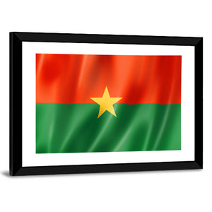 Flag Of Burkina Faso Wall Art