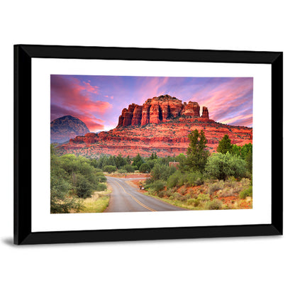 Drive Toward Cathedral Rock, Sedona Wall Art