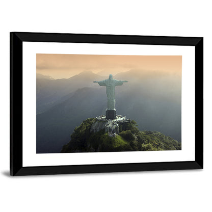 Christ the Redeemer at Golden Hour Wall Art