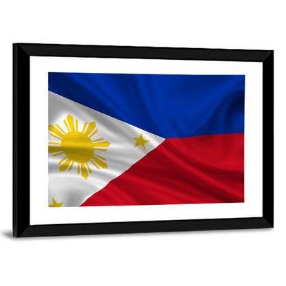 Philippine Flag with Stylized Sun Wall Art