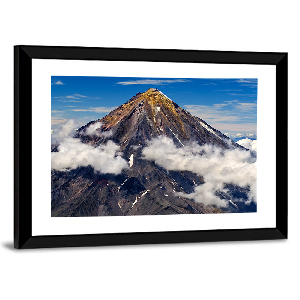 Koryaksky Volcano In Russia Wall Art