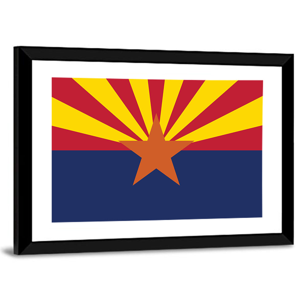 Arizona State Flag Graphic Wall Art