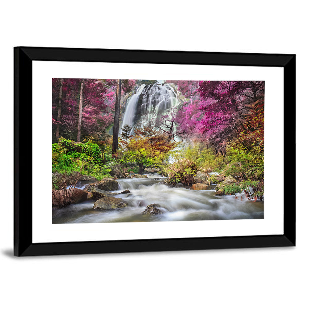 Klonglan Forest Waterfall, Thailand Wall Art