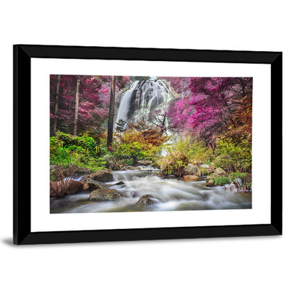 Klonglan Forest Waterfall, Thailand Wall Art