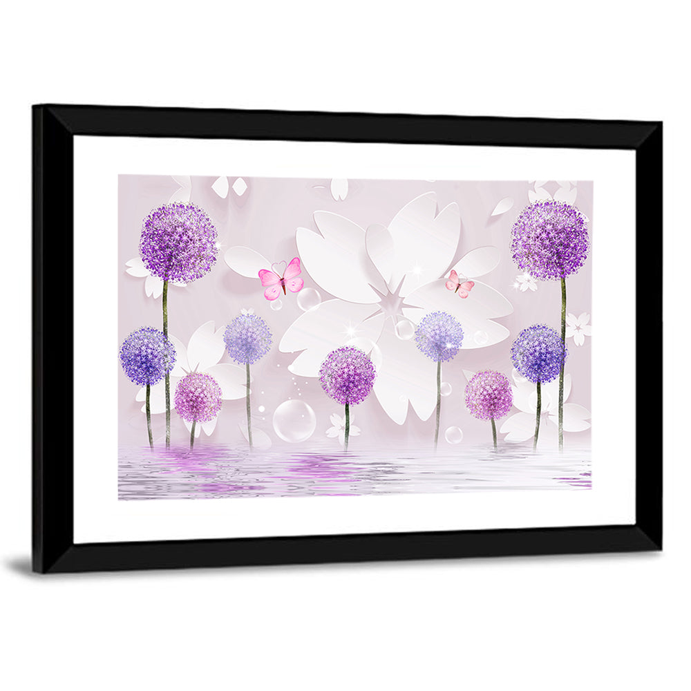 Eastern Floral Ornament Wall Art