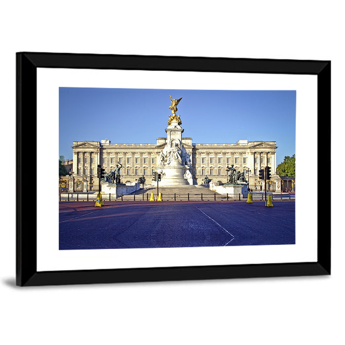 Buckingham Palace and Victoria Memorial Wall Art as a framed print