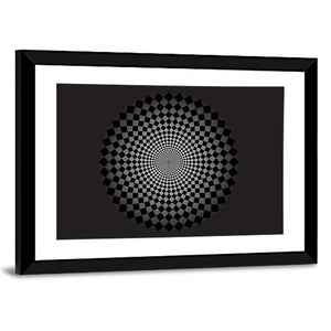 Optical Illusion Illustration Wall Art