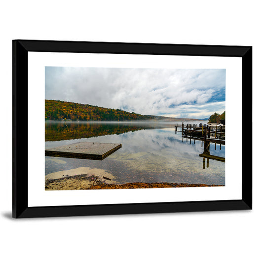 Lake Squam In New Hampshire Wall Art