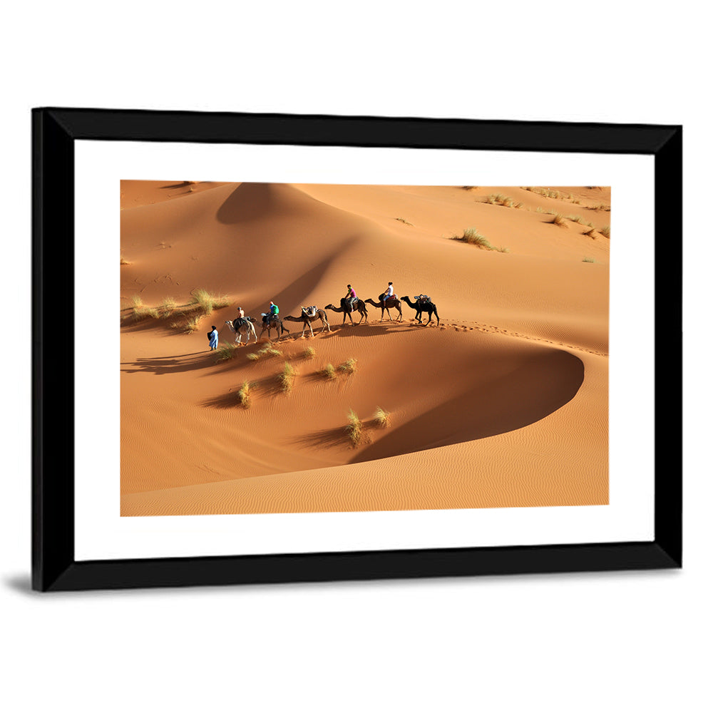 Morocco Sahara Caravan Wall Art