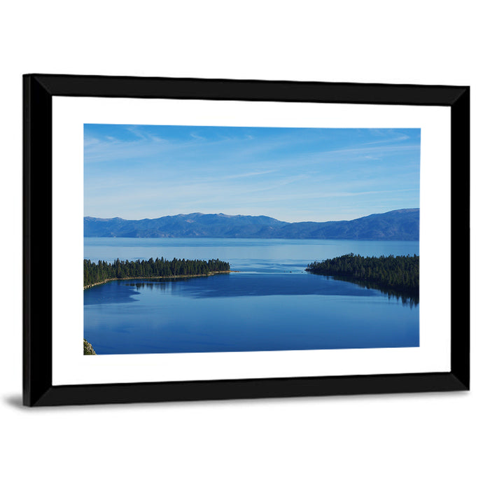 Emerald Bay Vista, Lake Tahoe Wall Art as a framed print