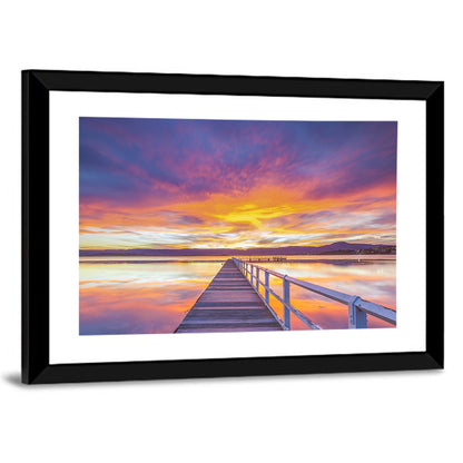 Lake Illawarra Sunset Wall Art