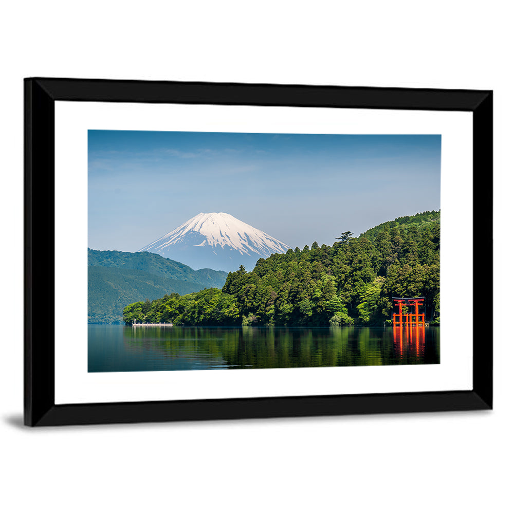 Shores Of Lake Ashi & Mount Fuji Wall Art