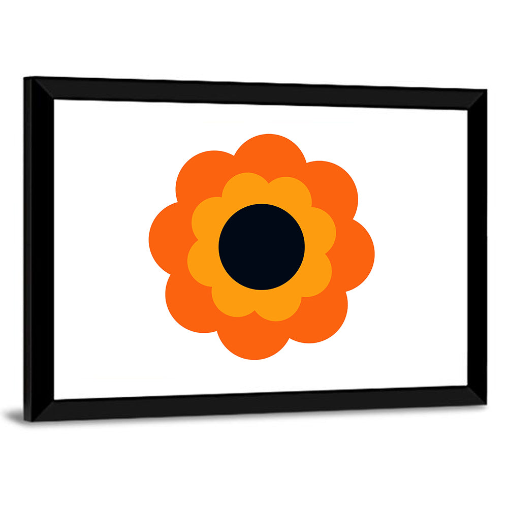 Geometric Sunflower Study Wall Art