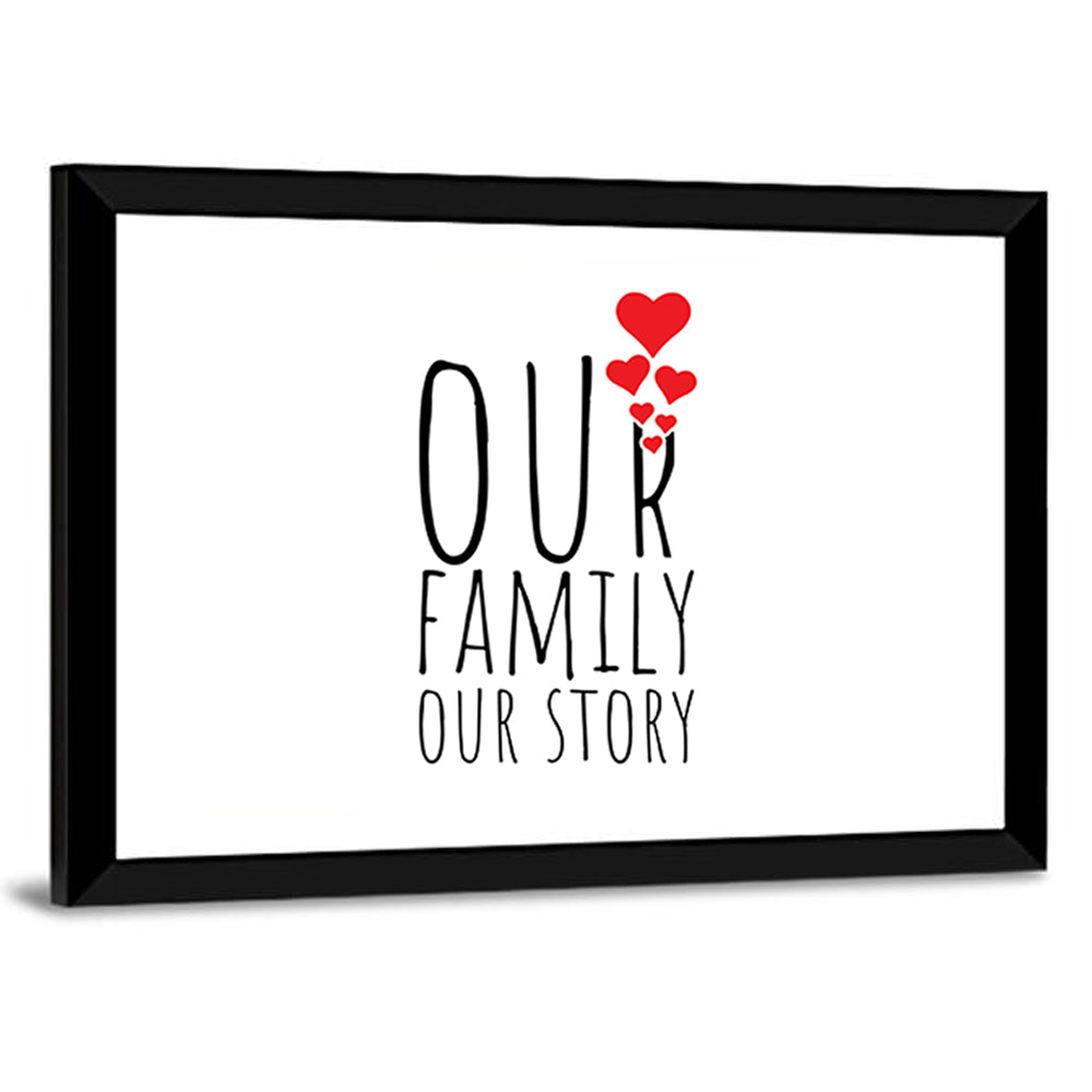 Our Family Our Story Wall Art