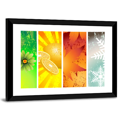 Four Seasons Quartet Wall Art
