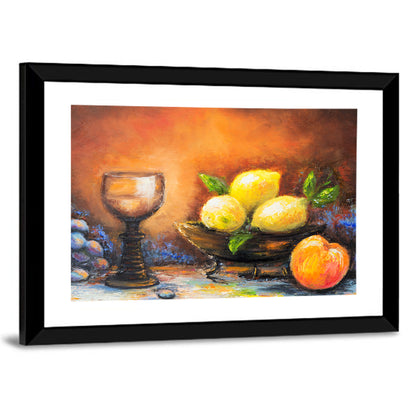 Fruits In Still Life Concept Wall Art