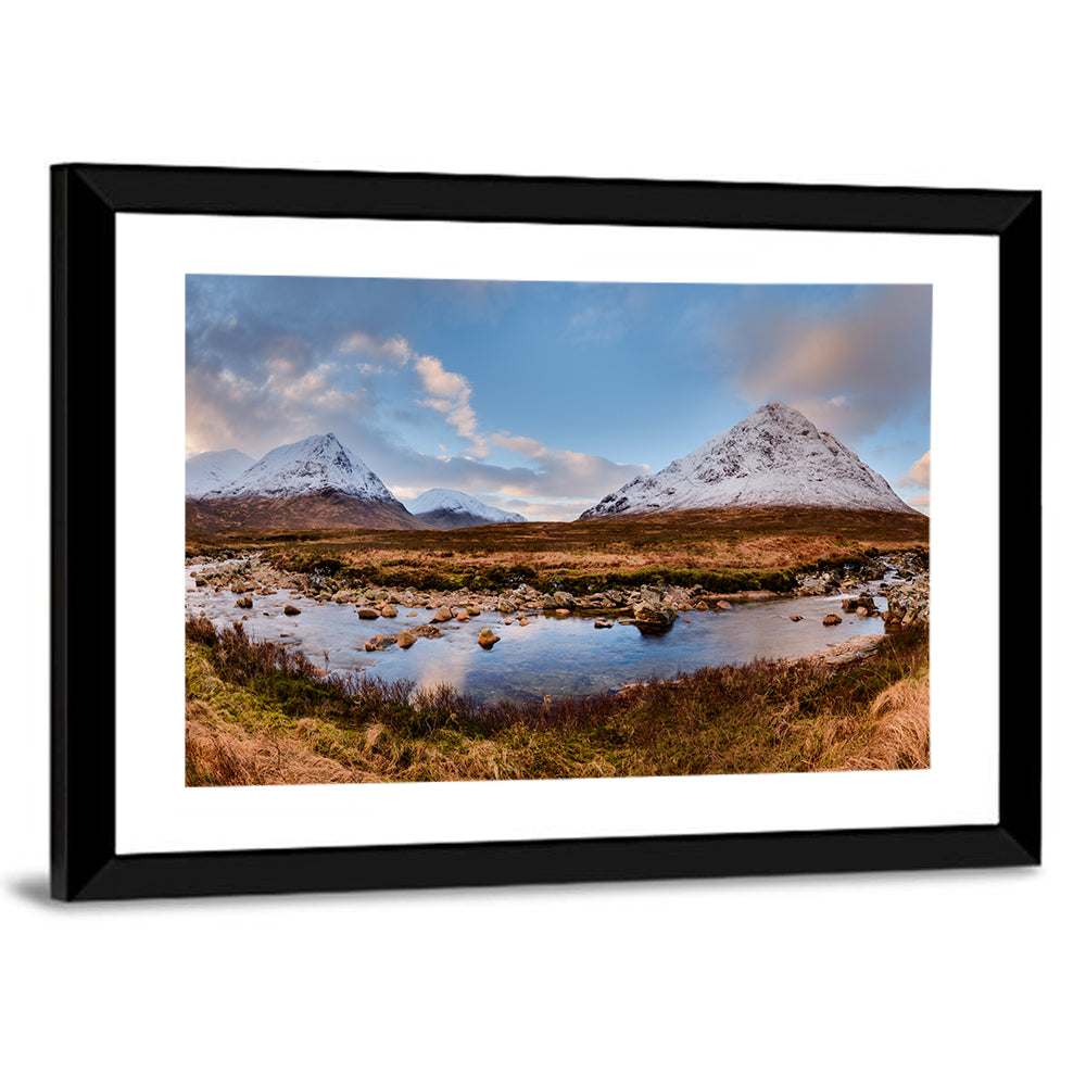 Buachaille Etive Mor River View Wall Art