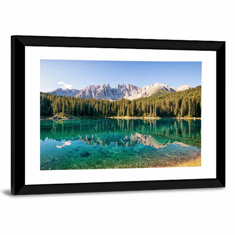 Karer Lake in the Dolomites Wall Art