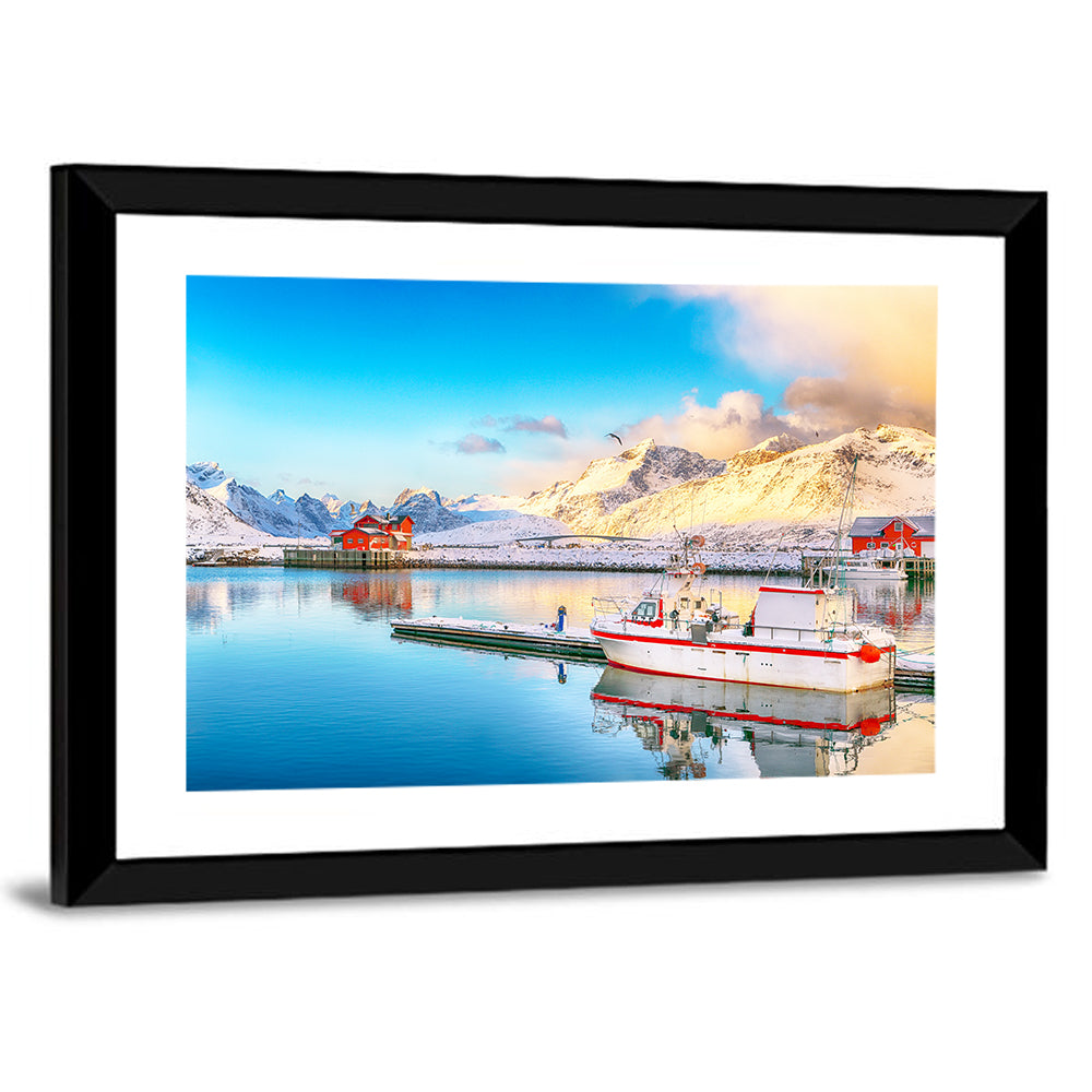Ramberg Harbor Sunrise Wall Art