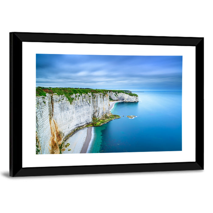 Étretat Cliffs, France Wall Art as a framed print