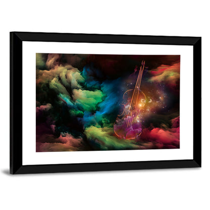 Cosmic Violin Wall Art
