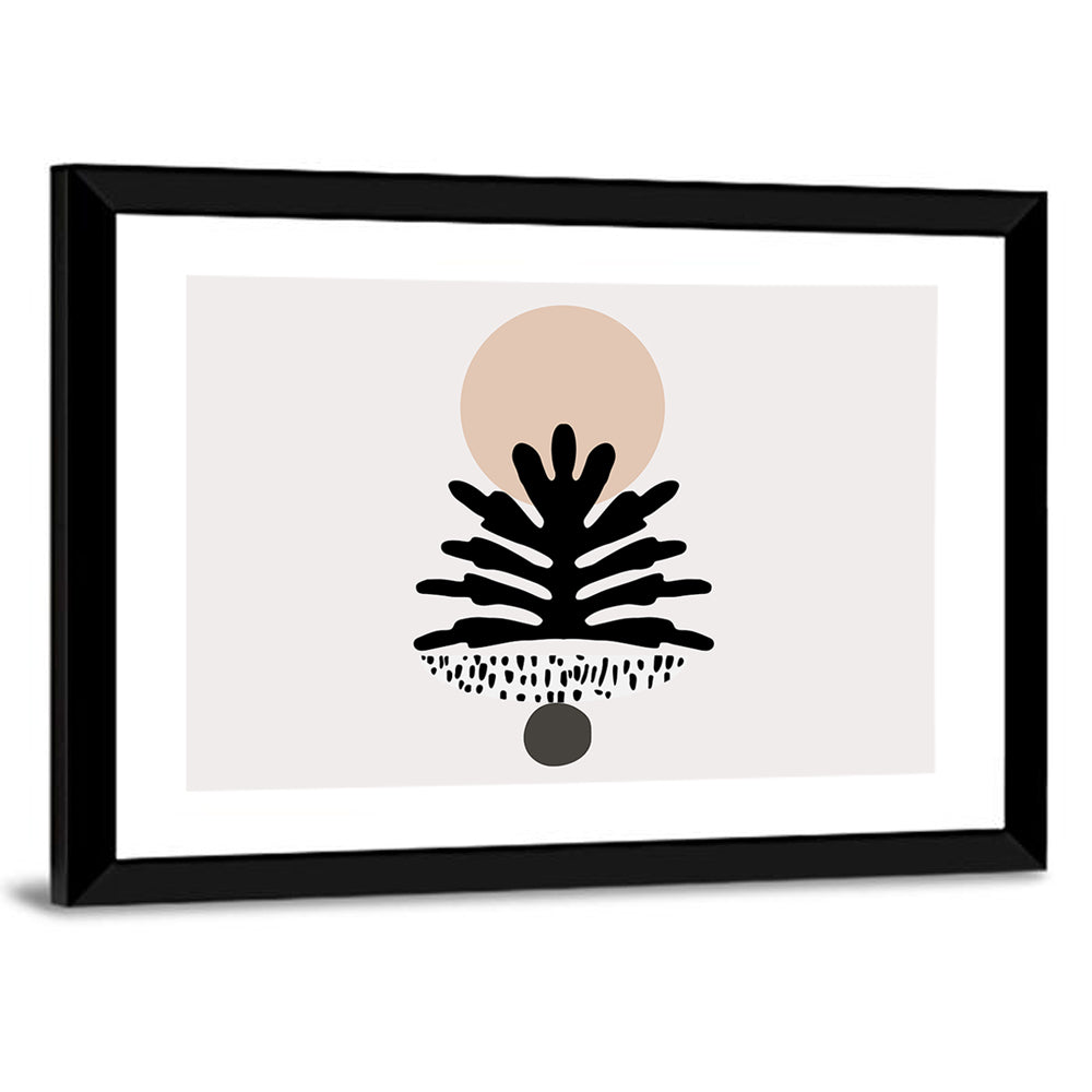 Textured Tropical Tree Wall Art