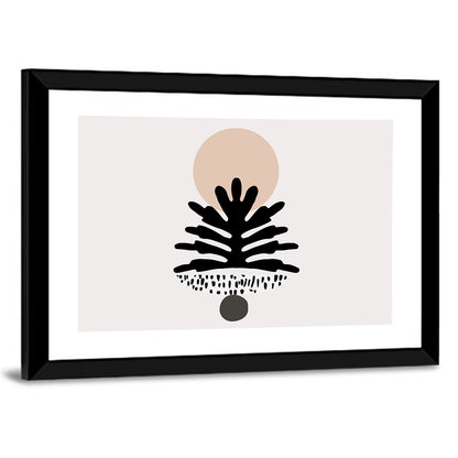 Textured Tropical Tree Wall Art