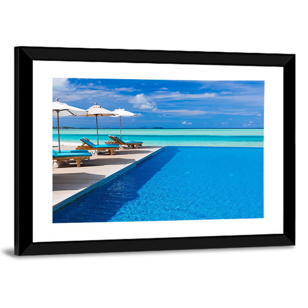 Tropical Infinity Pool Wall Art