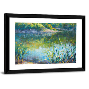 Calm Autumn Lake Wall Art