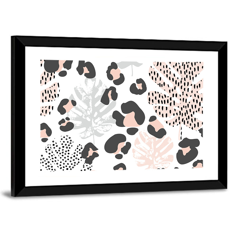 Tropical Leaves Pattern Wall Art