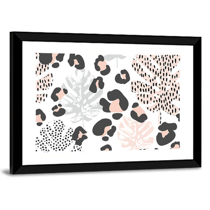 Tropical Leaves Pattern Wall Art