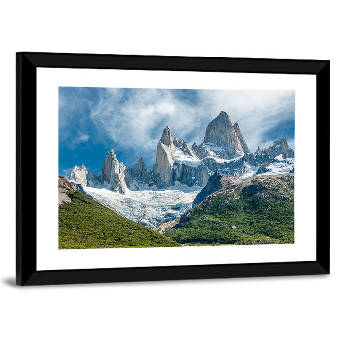 Mount Fitz Roy Wall Art as a framed print