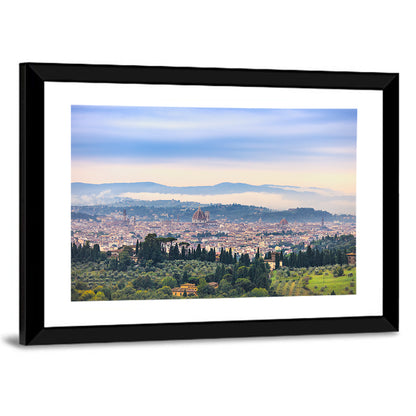 Florence Cathedral Dome View Wall Art