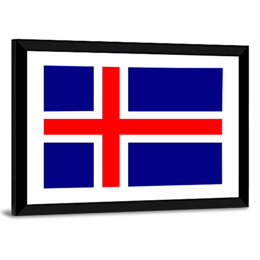 Flag Of Iceland Wall Art