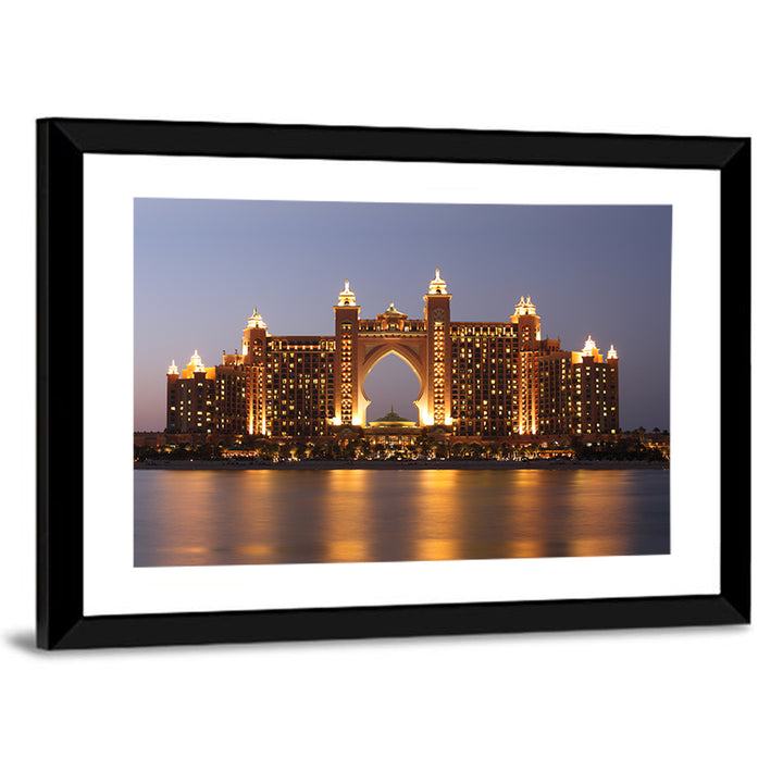 Atlantis the Palm at Night Wall Art