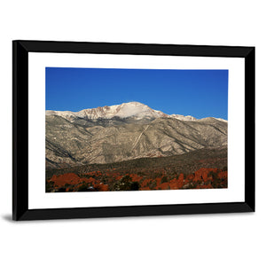 Pikes Peak Mountain Range Wall Art