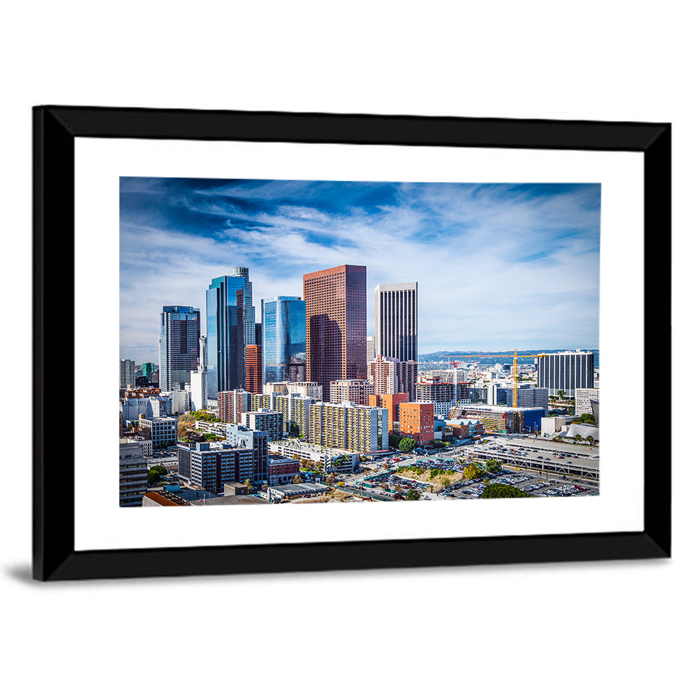 Downtown Los Angeles Skyline Wall Art