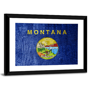 Montana State Flag Wall Art