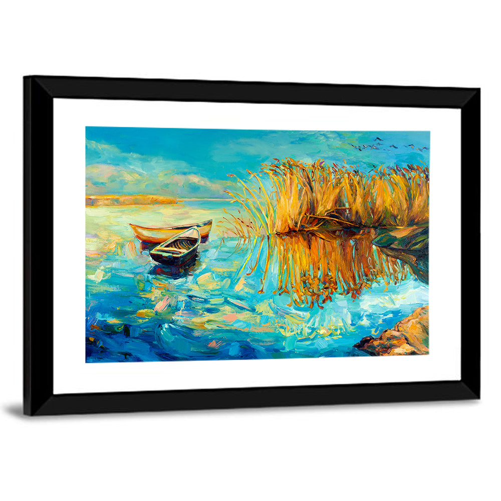 Lake and Fern Wall Art