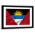 Waving Antigua & Barbuda Flag Wall Art