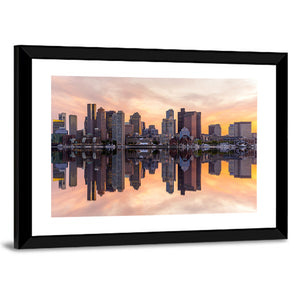 Boston Downtown Skyline Wall Art