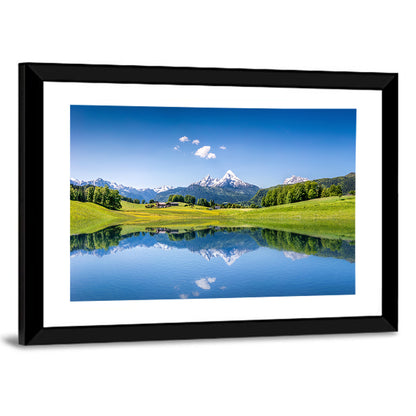 Idyllic Summer In The Alps Wall Art