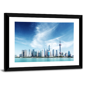 Shanghai Skyline Wall Art