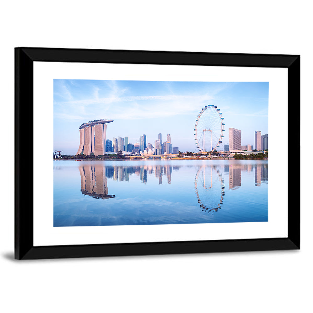 Singapore Marina Bay Skyline Wall Art